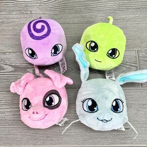 Miraculous Ladybug MiraBall Kwami Squishy Plush Nooroo Fluff Wayzz Daizzi 4pcs!